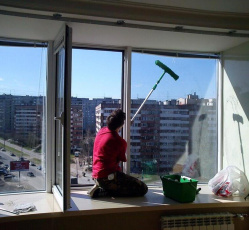 Мытье окон в однокомнатной квартире Сергиев Посад